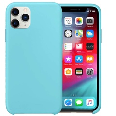 Чохол Silicone Case without Logo (AA) для Apple iPhone 11 Pro (5.8"), Голубой / Ice blue