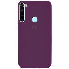 Чехол Silicone Cover Full Protective (AA) для Xiaomi Redmi Note 8T Фиолетовый / Grape