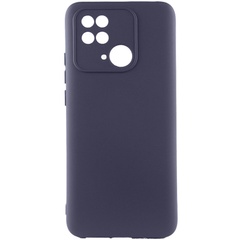 Чохол Silicone Cover Lakshmi Full Camera (AAA) для Xiaomi Redmi 10C, Сірий / Dark Gray