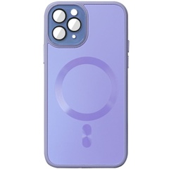 Чехол TPU+Glass Sapphire Midnight with MagSafe для Apple iPhone 11 Pro Max (6.5") Сиреневый / Dasheen