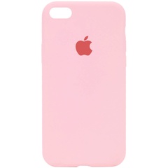 Чехол Silicone Case Full Protective (AA) для Apple iPhone 7 / 8 / SE (2020) (4.7") Розовый / Peach