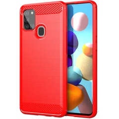 TPU чехол Slim Series для Samsung Galaxy A21s Красный