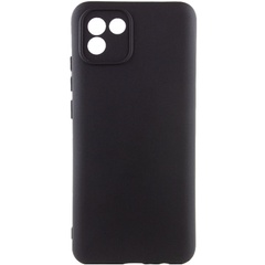 Чохол Silicone Cover Lakshmi Full Camera (A) для Samsung Galaxy A03, Чорний / Black