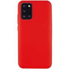 Чехол Silicone Cover Full without Logo (A) для Samsung Galaxy A21s, Красный / Red