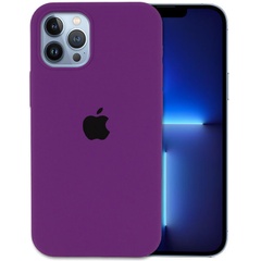 Чохол Silicone Case Full Protective (AA) для Apple iPhone 13 Pro (6.1 "), Фиолетовый / Grape