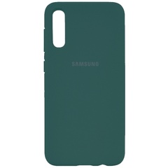 Чехол Silicone Cover Full Protective (AA) для Samsung Galaxy A50 (A505F) / A50s / A30s Зеленый / Pine green