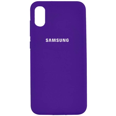Чохол Silicone Cover Full Protective (AA) для Samsung Galaxy M01 Core / A01 Core, Фіолетовий / Purple