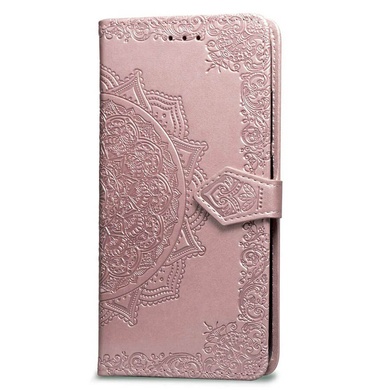 Шкіряний чохол (книжка) Art Case з візитницею для Meizu M6 Note, Розовый