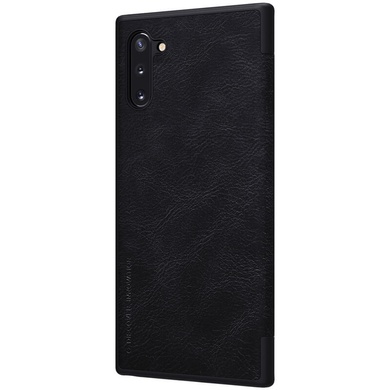 Шкіряний чохол (книжка) Nillkin Qin Series для Samsung Galaxy Note 10, Чорний