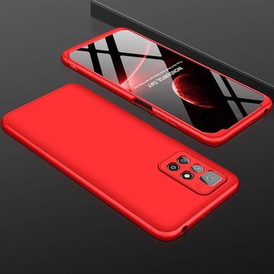 Пластиковая накладка GKK LikGus 360 градусов (opp) для Xiaomi Redmi 10 Красный