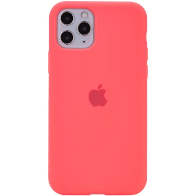 Чохол Silicone Case Full Protective (AA) для Apple iPhone 11 Pro Max (6.5"), Розовый / Flamingo