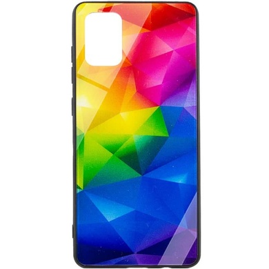 TPU+Glass чохол Diversity для Samsung Galaxy A72 4G / A72 5G, Rainbow
