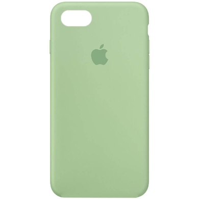 Чехол Silicone Case Full Protective (AA) для Apple iPhone SE (2020) Зеленый / Pistachio