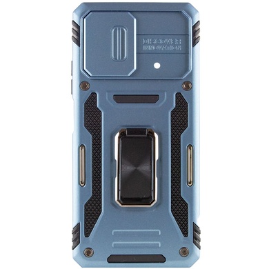 Удароміцний чохол Camshield Army Ring для Xiaomi Poco F5 / Note 12 Turbo, Голубой / Light Blue