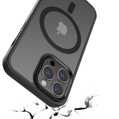 TPU+PC чехол Metal Buttons with MagSafe Colorful для Apple iPhone 13 Pro Max (6.7") Черный