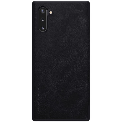 Кожаный чехол (книжка) Nillkin Qin Series для Samsung Galaxy Note 10 Черный