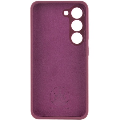 Чохол Silicone Cover Lakshmi Full Camera (AAA) with Logo для Samsung Galaxy A15 4G/5G, Бордовый / Plum