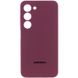 Чехол Silicone Cover Lakshmi Full Camera (AAA) with Logo для Samsung Galaxy A15 4G/5G / M15 5G Бордовый / Plum