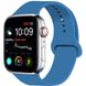 Силиконовый ремешок для Apple watch 42mm/44mm/45mm/49mm Синий / Navy Blue