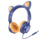 Накладні навушники Hoco W36 Cat ear, Midnight Blue