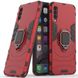 Ударопрочный чехол Transformer Ring for Magnet для Samsung Galaxy A60 (A606F), Красный / Dante Red
