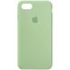 Чохол Silicone Case Full Protective (AA) для Apple iPhone SE (2020), Зеленый / Pistachio