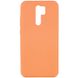 Чехол Silicone Cover Full without Logo (A) для Xiaomi Redmi 9 Оранжевый / Papaya