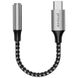 Аудіо кабель Aux Proove SoundMesh Type-C до 3.5mm (1m), gray