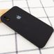 Чехол Silicone Case Square Full Camera Protective (AA) для Apple iPhone XS / X (5.8") Черный / Black