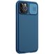 Карбонова накладка Nillkin Camshield (шторка на камеру) для Apple iPhone 13 Pro Max (6.7 "), Синій / Blue