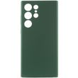 Чехол Silicone Cover Lakshmi Full Camera (AAA) для Samsung Galaxy S24 Ultra Зеленый / Cyprus Green