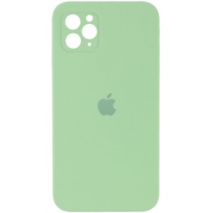 Чохол Silicone Case Square Full Camera Protective (AA) для Apple iPhone 11 Pro (5.8 "), М'ятний / Mint