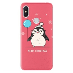 Чехол Christmas Penguin для Xiaomi Redmi S2, Пингвин