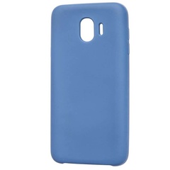 Чехол Silicone Cover without Logo (AA) для Samsung J400F Galaxy J4 (2018), Синий / Blue