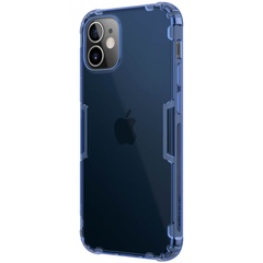 TPU чехол Nillkin Nature Series для Apple iPhone 12 mini (5.4") Синий (прозрачный)