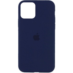 Чехол Silicone Case Full Camera Protective (AA) для Apple iPhone 11 Pro (5.8") Синий / Deep navy