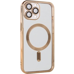 TPU чохол Fibra Chrome with MagSafe для Apple iPhone 15 Pro (6.1"), gold