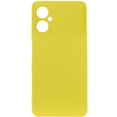 Чохол Silicone Cover Lakshmi Full Camera (A) для Motorola Moto G14, Жовтий / Flash