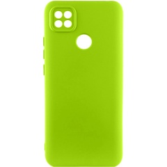 Чохол Silicone Cover Lakshmi Full Camera (A) для Xiaomi Redmi 9C, Салатовый / Neon Green