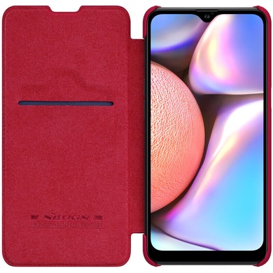 Кожаный чехол (книжка) Nillkin Qin Series для Samsung Galaxy A10s Красный