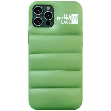Чохол-пуховик Puffer case для Apple iPhone 12 Pro / 12 (6.1"), Зеленый