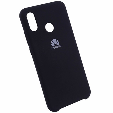 Чехол Silicone Cover (AA) для Huawei P20 Lite, Черный / Black