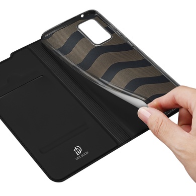 Чохол-книжка Dux Ducis з кишенею для візиток для Samsung Galaxy M13 4G, Чорний
