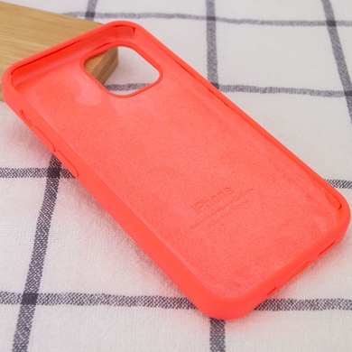 Чохол Silicone Case Full Protective (AA) для Apple iPhone 14 Pro (6.1"), Кавуновий / Watermelon red
