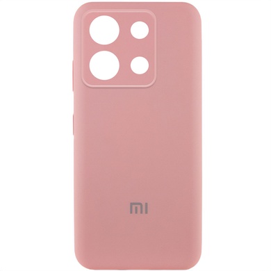 Чехол Silicone Cover Full Camera (AA) для Xiaomi Redmi Note 13 Pro 4G Розовый / Pink