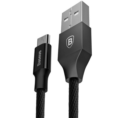 Дата кабель Baseus Yiven Micro USB Cable 2.0A (1m) (CAMYW-A), Чорний