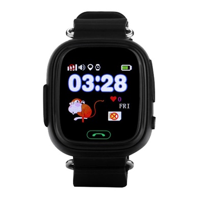 Смарт-годинник Smart Baby Watch Q90, Чорний