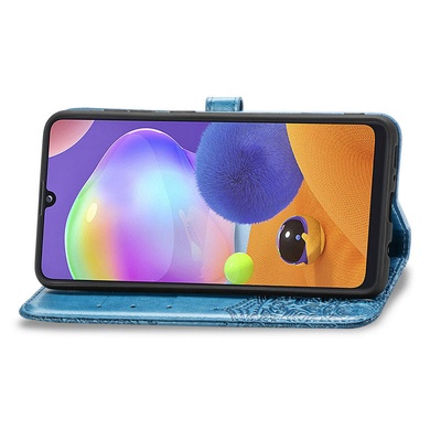 Кожаный чехол (книжка) Art Case с визитницей для Samsung Galaxy A55 Синий