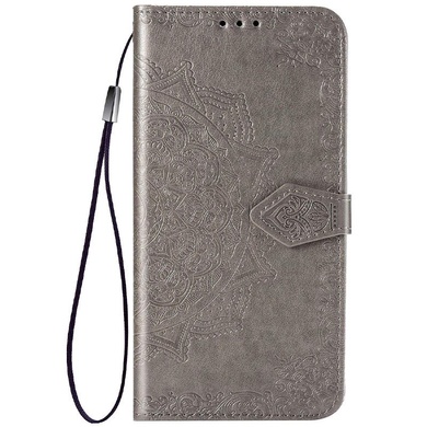 Кожаный чехол (книжка) Art Case с визитницей для Samsung J600F Galaxy J6 (2018) Серый