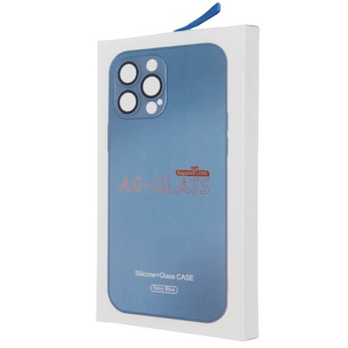 Чехол TPU+Glass Sapphire matte case для Apple iPhone 11 Pro (5.8") Navy Blue